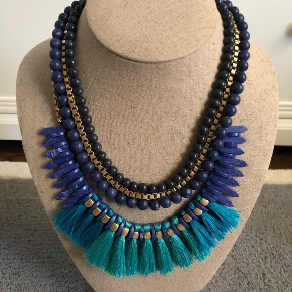 Retired Stella & Dot Tresse Necklace NIB - Picture 1 of 4